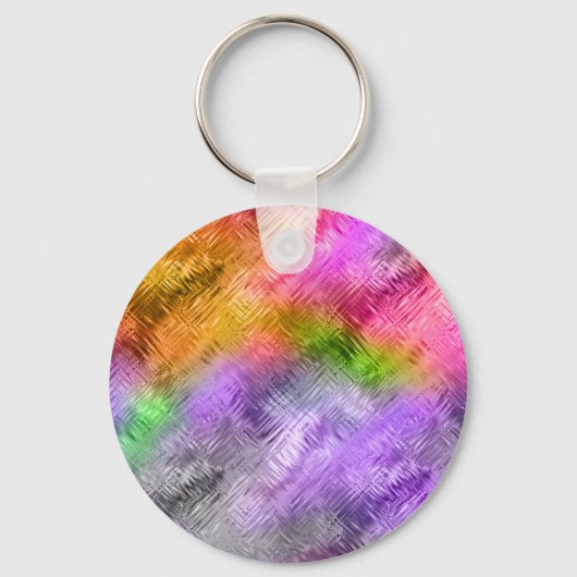 Glassy Ametrine Paarse textuur Sleutelhanger (Voorkant)