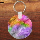 Glassy Ametrine Paarse textuur Sleutelhanger (Voorkant)
