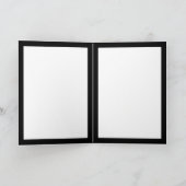 Glassy Pirate Skull & Sword Crossbones Kaart (Binnen)