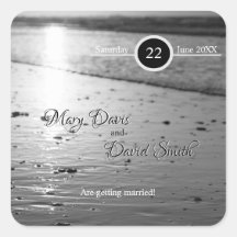 Glassy Sand Grayscale Wedding