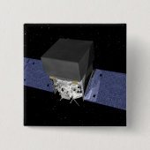 GLAST 2 VIERKANTE BUTTON 5,1 CM (Voorkant)