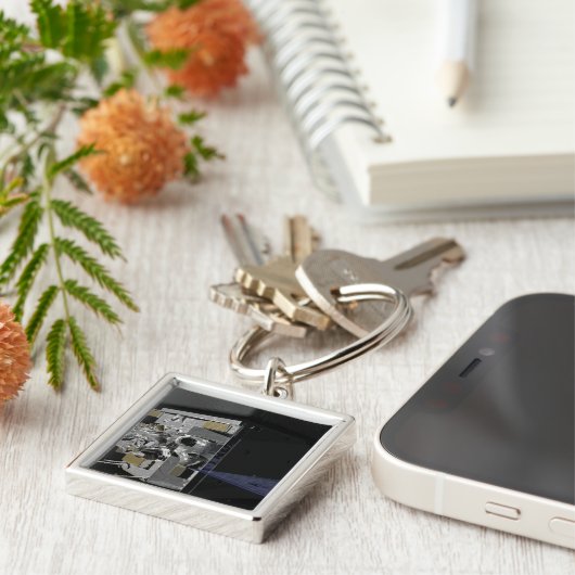 GLAST SLEUTELHANGER (Zijkant)