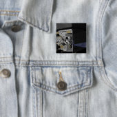 GLAST VIERKANTE BUTTON 5,1 CM (In situ)