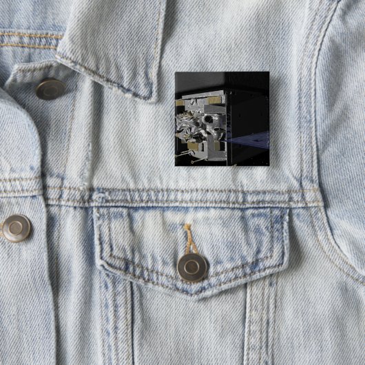 GLAST VIERKANTE BUTTON 5,1 CM (In situ)