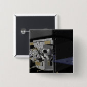 GLAST VIERKANTE BUTTON 5,1 CM (Voorkant /achterkant)