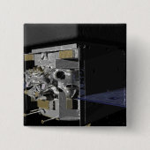 GLAST VIERKANTE BUTTON 5,1 CM (Voorkant)