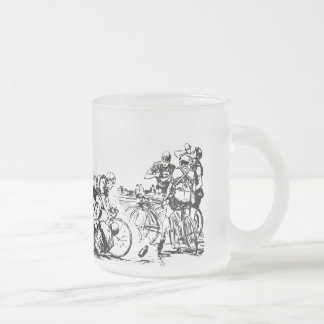 Glastasse "Bicycle Race" Matglas Koffiemok