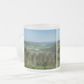 Glastasse Landschaft im Siegerland Matglas Koffiemok (Voorkant links)