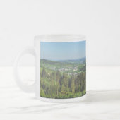 Glastasse Landschaft im Siegerland Matglas Koffiemok (Links)