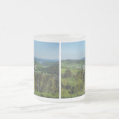 Glastasse Landschaft im Siegerland Matglas Koffiemok (Center)