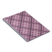 Glastegels 3D-beige kleur Notitieboek (Rechterzijde)