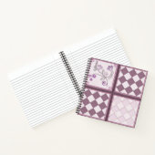 Glastegels 3D-beige kleur Notitieboek (Binnen)