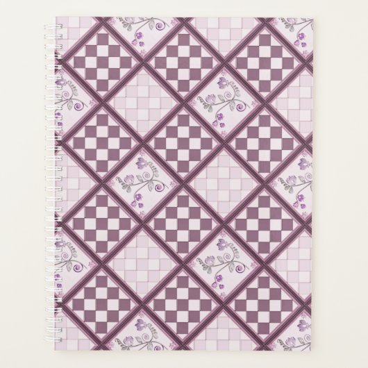 Glastegels 3D-beige kleur Planner (Voorkant)