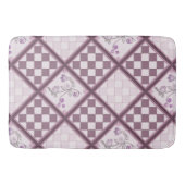 Glastegels 3D paarse kleur Badmat (Voorkant)