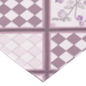 Glastegels 3D paarse kleur Tafelkleed (Gekanteld)