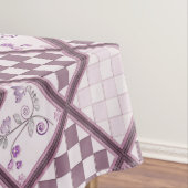 Glastegels 3D paarse kleur Tafelkleed (Voorbeeld)