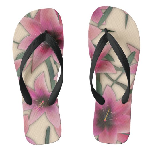 Glastegels 3D vloeibare liebloemen bloeien Teenslippers (Voetbed)