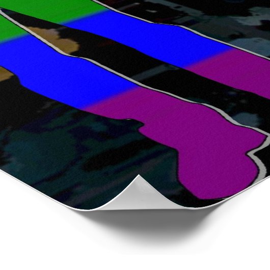 Glastige mensen in de Castro Art Print (Hoek)