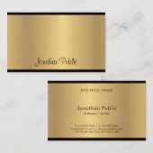 Glastige, moderne Glamour Gold-uitstekende luxe Visitekaartje (Voorkant / Achterkant)