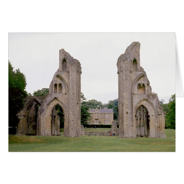 Glastonbury Abbey (jaren zeventig) (Voorkant Horizontaal)