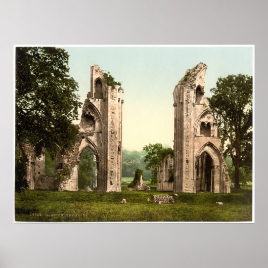 Glastonbury Abbey Poster (Voorkant)