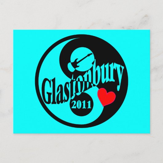 Glastonbury Briefkaart (Voorkant)