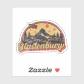 Glastonbury, Connecticut Sticker (Vel)