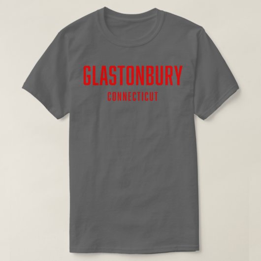 Glastonbury Connecticut T-shirt (Design voorkant)
