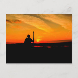 Glastonbury Sunrise Briefkaart