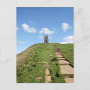 Glastonbury Tor Path Briefkaart