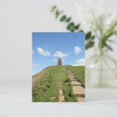 Glastonbury Tor Path Briefkaart (Staand voorkant)
