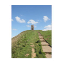 Glastonbury Tor Path Briefkaart