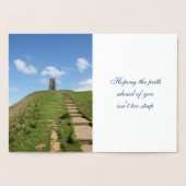 Glastonbury Tor Path Folie Kaart (Binnen)