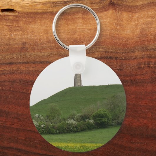 Glastonbury Tor Sleutelhanger (Voorkant)