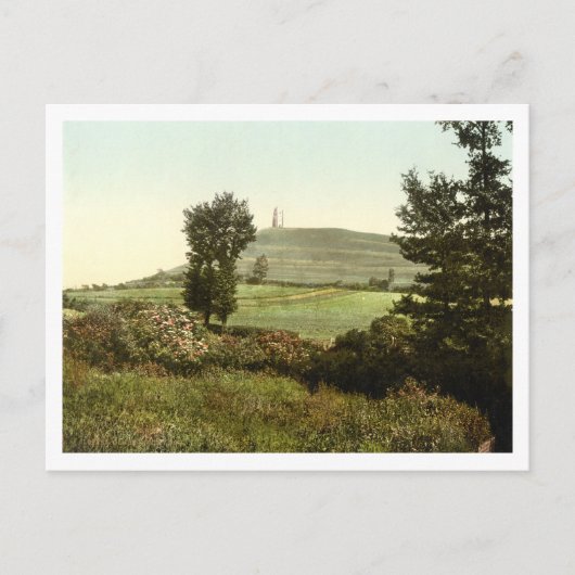 Glastonbury Tor, Somerset, Engeland Briefkaart (Voorkant)