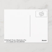 Glastonbury Tor Somerset England Foto Briefkaart (Achterkant)