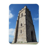 Glastonbury Tor Tower Magnet Magneet (Verticaal)