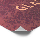 Glastonbury Tor Travel Poster (Hoek)