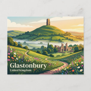 Glastonbury Verenigd Koninkrijk Briefkaart