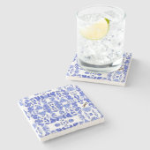 Glasunderlägg Biagio Atriac Flair Stenen Onderzetter (Zijkant)