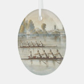 Glasversiering met bovenbouw glas ornament (Voorkant links)