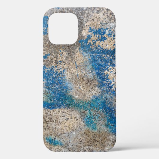 Glasvezel en blauwe verf Case-Mate iPhone case (Achterkant)