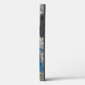 Glasvezel en blauwe verf Case-Mate iPhone case (Achterkant / Links)