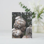 glasvezelkerkhof big boy en melkpak briefkaart (Staand voorkant)