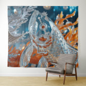 Glasvis|Clear Koi Fish| Vloerkleed - Wandkleed (In Situ (horizontaal))
