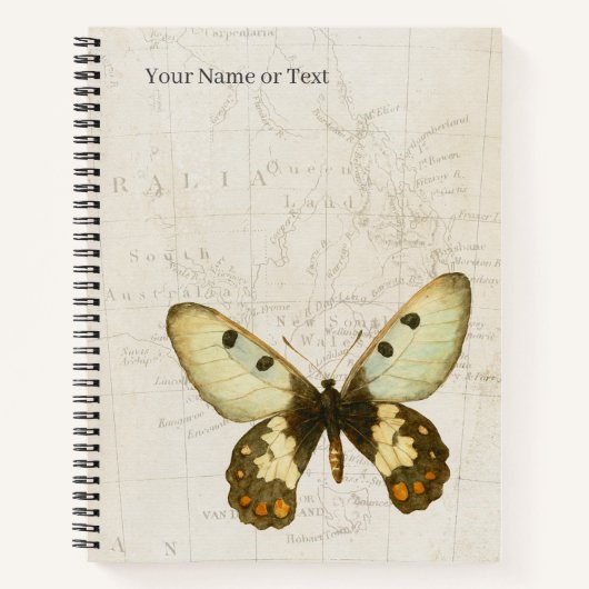 Glasvleugelig Raadsel – Clearwing Swallowtail Notitieboek (Voorkant)