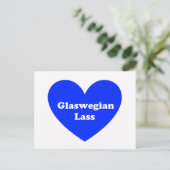 Glaswegian Lass Briefkaart (Staand voorkant)