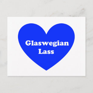 Glaswegian Lass Briefkaart