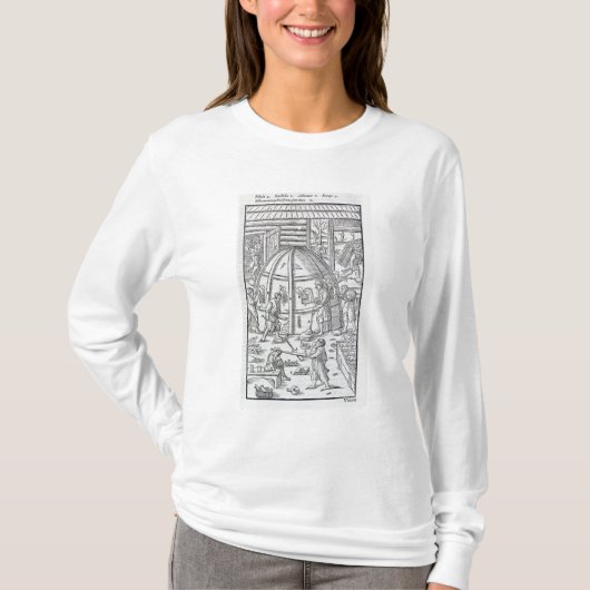 Glaswerk, afbeelding van de marmer furnac t-shirt (Voorkant)