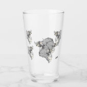 Glaswerk Bier Mok: Buffalo's op de vlucht Glas (Voorkant)